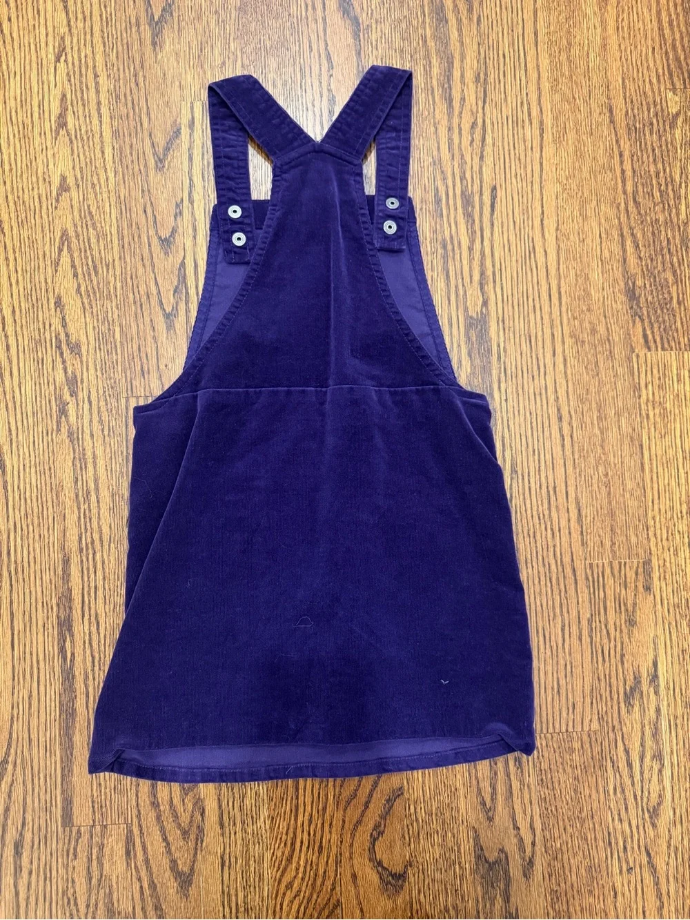 Gymboree Purple Corduroy Pinafore with Pink Owl Applique